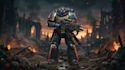 illustrate epic warhammer 40k characters