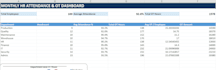 create professional excel HR and attendance reports