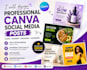 design professional canva social post