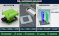 custom pcb electronics enclosure with snap fit 3d cad for 3d printing, stl, step