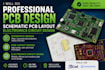 do professional pcb design, schematic pcb layout, electronics circuit design