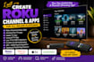 create roku channel, roku sdk, roku app, fire tv, apple tv and android tv