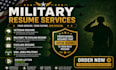 write a professional military resume