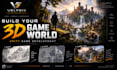 develop a 3d unity game environment and level