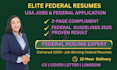 design federal resume expert