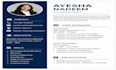 design a professional CV resume in canva