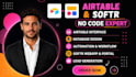 setup airtable automation, n8n ai, airtable database crm, clay com, softr expert
