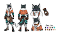 furry ref sheet furry reference sheet furry fursona ref sheet anthro ref sheet