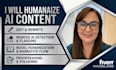 humanize ai content edit rewrite remove ai content novel humanize proofreading