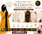 design luxury digital wedding invitations in canva