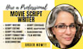 do movie script screenplay screenwriting feature film script tv series tv pilot