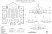 design church interior exterior, sanctuary, elevation and 3d rendering