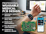 design wearable medical pcb, biosensor, ecg, ppg, ble and rigid flex electronics