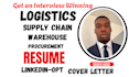 write ats logistics, supply chain, warehouse, and procurement resume