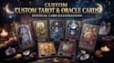create custom tarot cards, oracle deck and mystical card illustrations