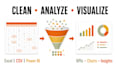 do excel data analysis, interpretation, and dashboard visualisation