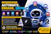 create automation bots for instagram, discord, telegram, youtube, tiktok bot
