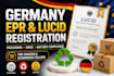 do germany epr lucid packaging registration amazon fba compliance, lucid number