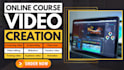 elearning online course video creation, explainer video editing, scriptwriting