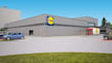 render 3d supermarket architectural rendering,store building design,retail story