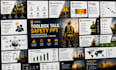 design toolbox talk safety PPT, hse presentation, construction safety training