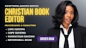 developmental edit proofread christian book memoir romance and novel book editor