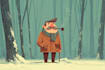 draw a digital cartoon illustration