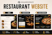 design a squarespace, wix  restuarant and all website