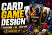 design card game, board game and playing cards
