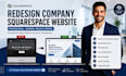 redesign squarespace company website professional website