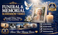 create a funeral slideshow video, a memorial tribute in 24hours