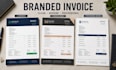 design a professional invoice template for your business