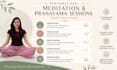 provide personalised meditation and pranayama sessions