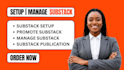 setup substack account substack newsletter design substack post