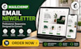 design a mailchimp email newsletter template