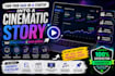 create a cinematic saas or ai startup promo video for launch