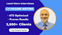 write your professional ats resume, CV and linkedin