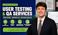 user test beta test manual test saas website app game and provide feedback