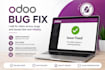 fix odoo bugs, errors and technical issues odoo developer redesign odoo website