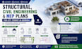 design structural civil engineering and mep plan for permit in georgia
