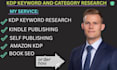research KDP keywords and categories for your book