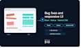 fix react js, next js bugs, UI layout issues, and tailwind CSS responsiveness