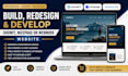 build redesign and develop showit nicepage or webnode website