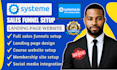 create systeme io sales funnel systeme io landing page website expert