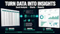 data analysis, excel reports and financial analytics