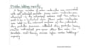 handwrite notes, letters or any documents for you