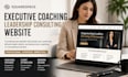 build squarespace executive coaching website leadership consulting website