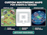 make a custom wayfinding map for events and venues