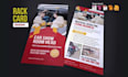 design professional door hanger, postcard, leaflet, rack card and flyer design