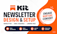 setup convertkit newsletter convertkit email sequence expert kit landing page